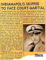 In October, 2000, 55 years after the sinking, Congress passed a resolution, signed by President Bill Clinton, stating that Admiral McVay was ''exonerated for the loss of the USS Indianapolis''.